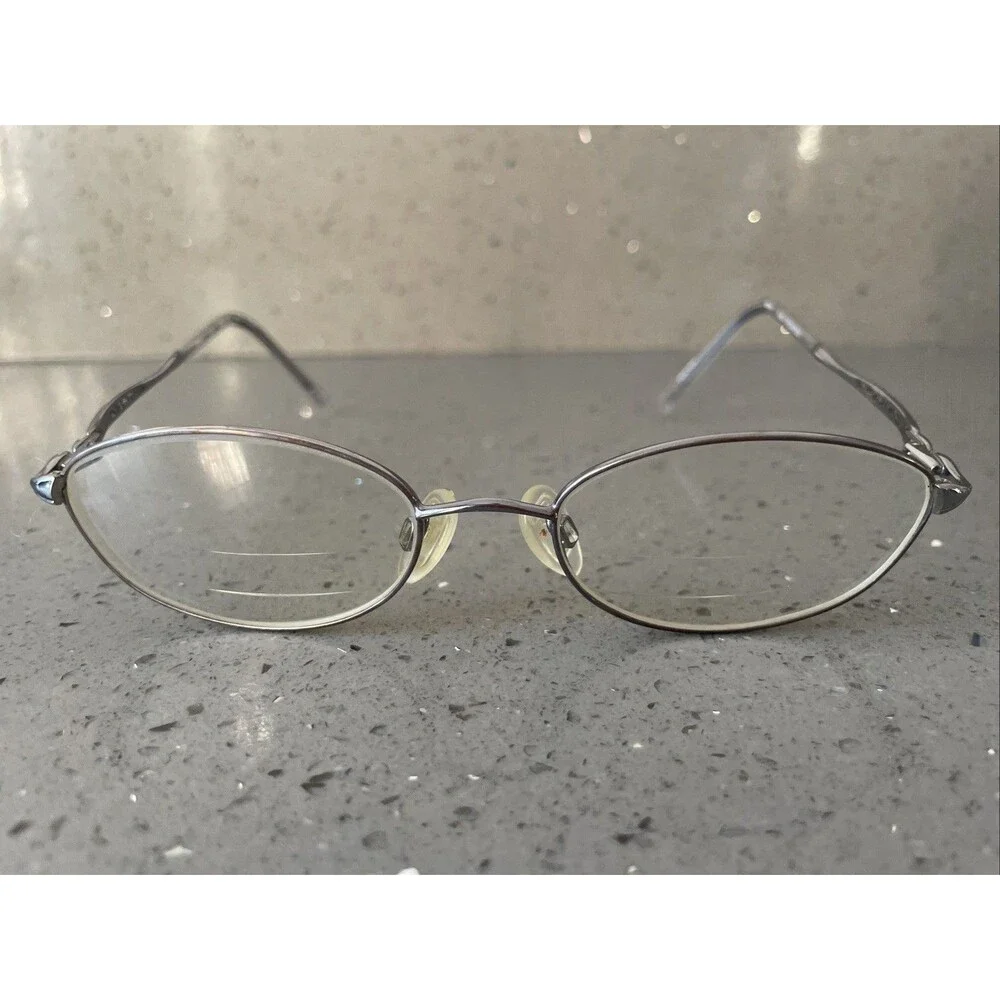Jessica McClintock JMC 132 Blue Demi Eyeglasses Frames ONLY 130 CV oval full rim